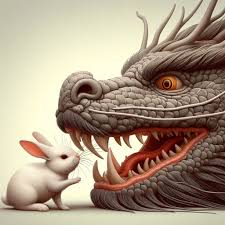 Rabbit in Dragon year